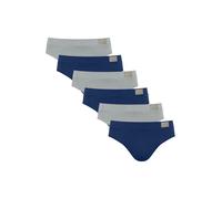 SLOGGI Slip 'GO Natural' bleu foncé / gris chiné, Taille S