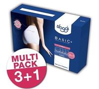 Sloggi Culotte femme Basic+ Maxi - Lot de 4 Blanc Taille 44