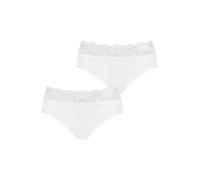 SLOGGI Slip 'Romance' blanc, Taille L