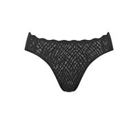 SLOGGI Slip 'ZERO Feel Bliss' noir / argent, Taille XL