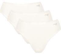 Sloggi Slips Tai pour femmes, paquet de 3 - GO Daily Coton Tai 3P, Culotte, Coton Stretch Blanc L