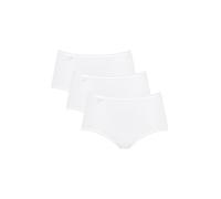 Sloggi sloggi 24/7 Cotton MD3P, Bikini Femme - Lot de 3 - Blanc - 50