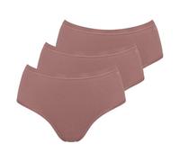 Sloggi Slip GO Daily Cotton Midi – lot de 3 – Cacao – Taille M