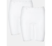 Sloggi Sloggi White Basic+ Long Shorts 2 Pack White 14
