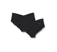 Sloggi sloggi ZERO Microfibre H Hipster C2P Shorty Femme Noir (Noir) 40 (Taille fabricant: 000M EU/ M FR) 2lot de2