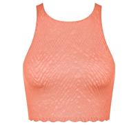 Sloggi Zero Feel Bliss Crop Top T-Shirt, Lovely Apricot, L Femme