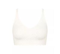 SLOGGI Soutien-gorge 'ZERO Feel Bliss' gris foncé / blanc cassé, Taille 80