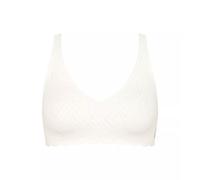 SLOGGI Soutien-gorge 'ZERO Feel Bliss' gris foncé / blanc cassé, Taille 80