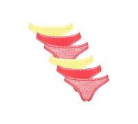 SLOGGI String 'GO Crush' jaune citron / corail / rouge, Taille XL