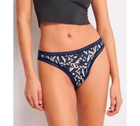 Sloggi String GO Crush C3P Femme Bleu - combinaison foncée Taille XS