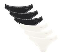 SLOGGI String noir / blanc, Taille XS