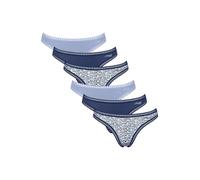Sloggi String pour femme en coton microfibre sous-vêtements confort sans couture invisible dentelle stretch, Go Crush String Multicolore 3, XXL