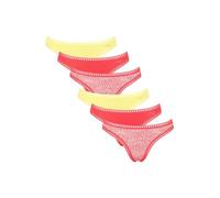 Sloggi String pour femme en coton microfibre sous-vêtements confort sans couture invisible dentelle stretch, Go Crush String Multicolore 15, XXL