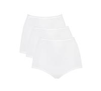 Sloggi Women 24/7 Cotton Maxi C3P Slip, White, 46