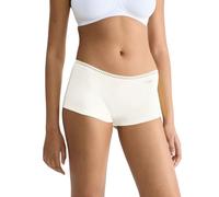 Sloggi Women's GO Crush Short C3P Lot de 3 Slips, Blanc Soie, Taille L, Silk White, L