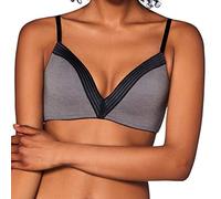 Sloggi Wow Embrace PU Soutien-gorge sans armatures, Noir (Black Combination M014), L