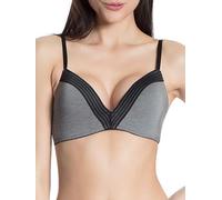 Sloggi Wow Embrace PU Soutien-gorge sans armatures, Noir (Black Combination M014), M