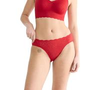 Sloggi Zero Feel Bliss Festive High Leg Slip, Shanghai Red, M Femmes