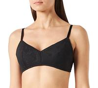 sloggi Zero Lace 2.0 Bralette Bustier, Opaque, Noir, M Femme