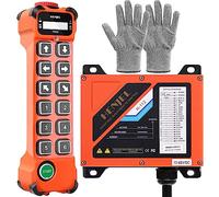 sloHEXtted H112 Télécommande sans fil industrielle pour grue 110-460V | Télécommande multifonction 12 boutons pour grue à tour grande grue portique palan multicanal machines de levage génie civil