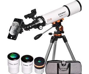 Slokey Discover The World Télescope astronomique 20x-250x pour Adultes débutants - Facile à Monter et à Utiliser - Professionnel