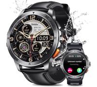 SLOKSFil 2025 Montre Connectée Homme avec ET/HRV/SIRI 1,43" AMOLED Smartwatch avec Appel Bluetooth/24H Fréquence Cardiaque SPO2/120 Sportifs/IP68Etanche /Moniteur de Sommeil/pour Android iOS