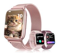 SLOKSFil Montre Connectée Femme, 1.27" TFT Con Appel Bluetooth Smart Watch Femme, 24H Fréquence Cardiaque, Sommeil, 120+ Modes Sportifs, Podomètre, IP68 Android/iOS Android (Rose Gold)