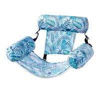 Sloosh Chaise de piscine gonflable flottant pour adulte, salon flottant pour extérieur, plage, piscine, lac