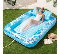 Sloosh Flotteur de bronzage gonflable pour piscine - Flotteur de bronzage pour adultes - Pour adultes