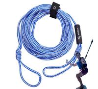 Slop Rope pour tuyau : tour de surf, remorquage de kayak à bulles en corde de corde, accessoires de sports nautiques résistants aux rayons UV et résistants aux rayons UV avec supports