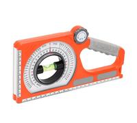 slopeMeter - Règle de mesure d'angle magnétique de 25 x 12,5 x 2,5 cm, dispositif de jauge multifonction, module de génie civil, accessoire de mesure compact | Outil de pente fiable pour la