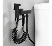 SLOPSS 1 Set en Laiton Massif Single Cold Corner Soupape Bidet Robinets Fonction Square à Main de Douche à Main Tap Croe 90 degrés Interrupteur.
