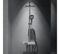 SLOPSS 5 Fonctions Système de Douche de Touches de Piano, Ensemble de robinets de Douche thermostatique, Affichage numérique, Puissance hydroélectrique, avec Robinet de Baignoire en Cascade,