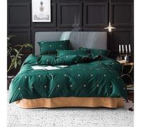 SLOPSS Cotton Bedding Sets Luxury Full Twin Duvet Covers Quilt Cover with Pillowcases Star Hotel Quality (Color D Size : Double) (E King)