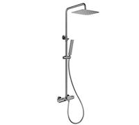 SLOPSS Douche Taps Set Set en Laiton Diverter Mixer Salle de Bain Pain de Douche de Douche Baignoire avec Piste de Douche Plus Pointe, Ensemble de Douche Murale/A/E