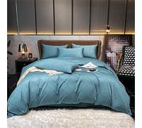 SLOPSS Ensemble literie en Coton égyptien Twin Queen King Size Coup Couverture de chèque