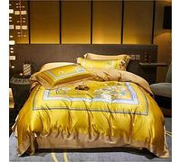 SLOPSS Été Eucalyptus Tencel Liberter Set Colorful Tropical Botanic imprimé Hobe à lit de Coussin Soft 8m Bed-4 (Couleur: (4)
