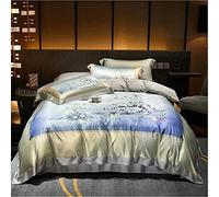 SLOPSS Été Eucalyptus Tencel Litteur literie colorée Tropical Botanic imprimé Hobe à de Coussin Soft 8m lit-4 (Couleur: (3)