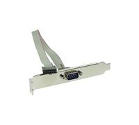 Slot bracket - Panneau série - DB-9 (M) pour IDC 10 broches (F) - 60 cm