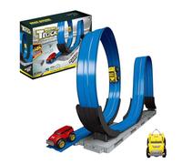 Slot Car Set Magnetic Car Race Track with 1 Car Vehicle Toy Set High-Speed Track Car for Kids Birthday Christmas Easter Interactive Racing Fun for Boys Girls