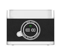 Slot E10 Boîtier de charge pour batterie d'appareil photo avec écran LCD | Écran LCD intelligent, double fente avec porte-cartes pour modèles DSLR, entrée de type C PD20W
