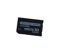 Slot Simple Noir Lecteur De Cartes À Fente Unique Et Double, Nouveau Micro Sd Sdhc Tf À Ms Memory Stick Pro Duo, Adaptateur De Carte Psp