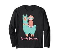 Sloth And Llama Friends Forever Manche Longue