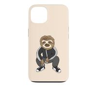 Sloth Doing A Slav Squat in His Tracksuit Coque pour iPhone 13