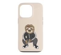 Sloth Doing A Slav Squat in His Tracksuit Coque pour iPhone 13 Pro