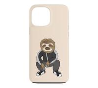 Sloth Doing A Slav Squat in His Tracksuit Coque pour iPhone 13 Pro Max