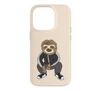 Sloth Doing A Slav Squat in His Tracksuit Coque pour iPhone 14 Pro