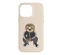 Sloth Doing A Slav Squat in His Tracksuit Coque pour iPhone 14 Pro Max