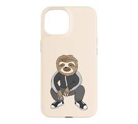 Sloth Doing A Slav Squat in His Tracksuit Coque pour iPhone 15