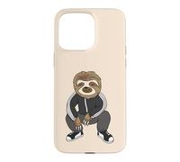 Sloth Doing A Slav Squat in His Tracksuit Coque pour iPhone 15 Pro Max